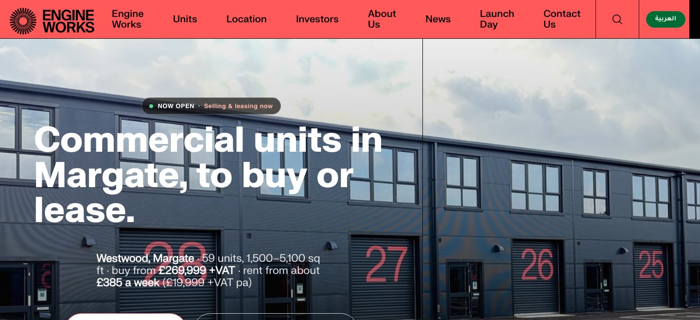 engineworkspark.com: commercial units in Margate, to buy or lease
