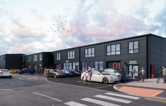 Engine Works industrial park detail view